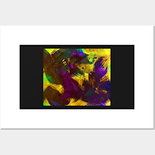 Black Opal Pattern Posters and Art